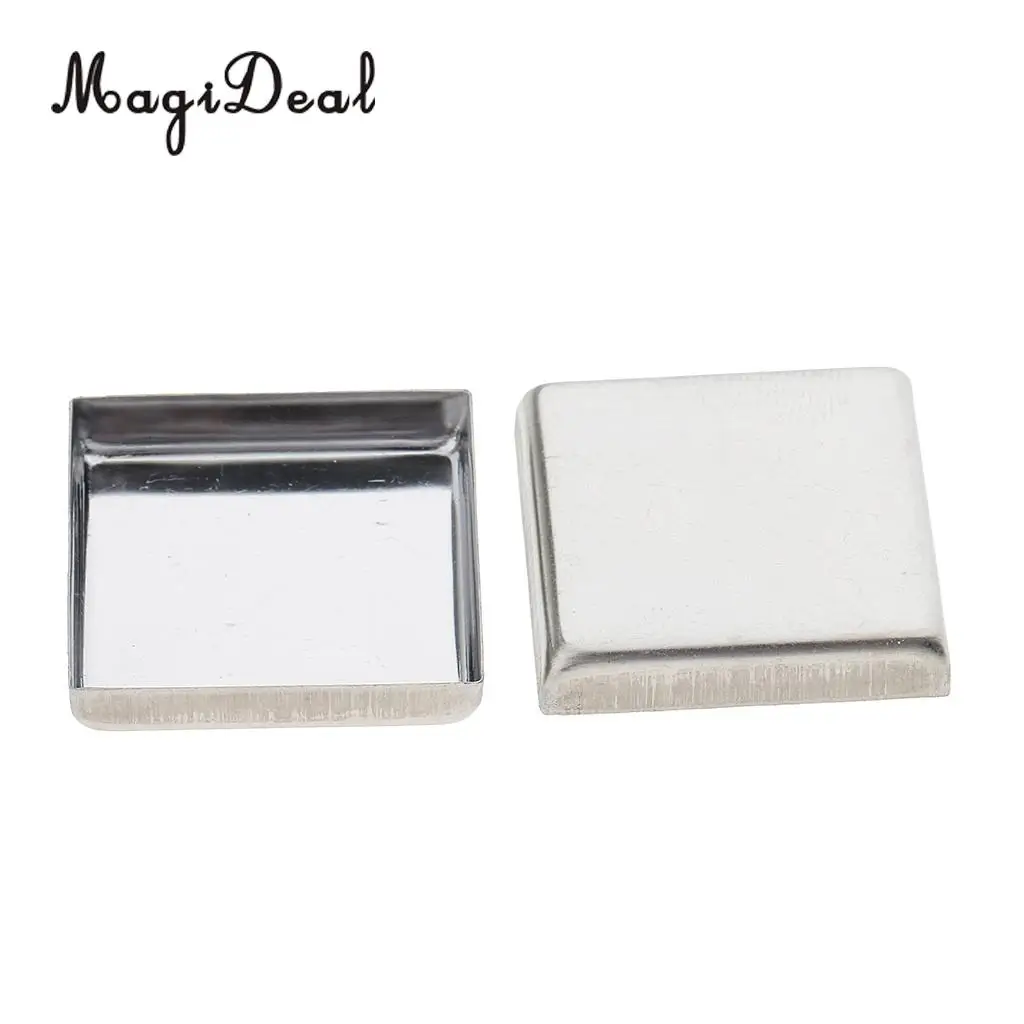 Kesoto DIY Travel 100 Pieces Empty Eyeshadow Blush Makeup Pans Holder Case Organizer for Magnetic Palette Box Square