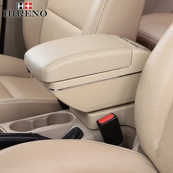 

For Volkswagen polo 2000-10 armrest box PU Leather central Store content box with cup holder products accessories