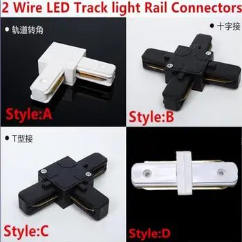 

2 wireTrack light rail connectors,track fitting,led track rail connector,track connectors,Straight Connectors,aluminum 7PCS/lot