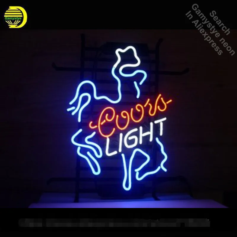 Neon Sign for Coors Light Cowboy neon 