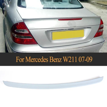 

E Class Grey PU Rear trunk lip Wing spoiler for Mercedes Benz W211 E63 AMG E550 E500 E350 E320 2002-2008