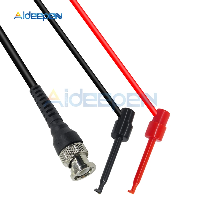 P1007 P1011 BNC Q9 штекер к двойному крюку зажим зонда провода кабеля с двумя мини зондами 500 В тестовый крюк аксессуары осциллографа