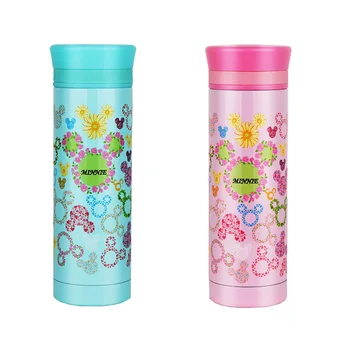 

300ML High Quality Kids Vacuum Flasks With Silicone Straw Stainless Steel Children Thermos Mug Thermal Bottle Thermocup BPA Free