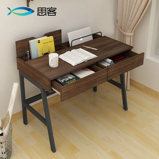 Home desktop computer desk study simple small table with