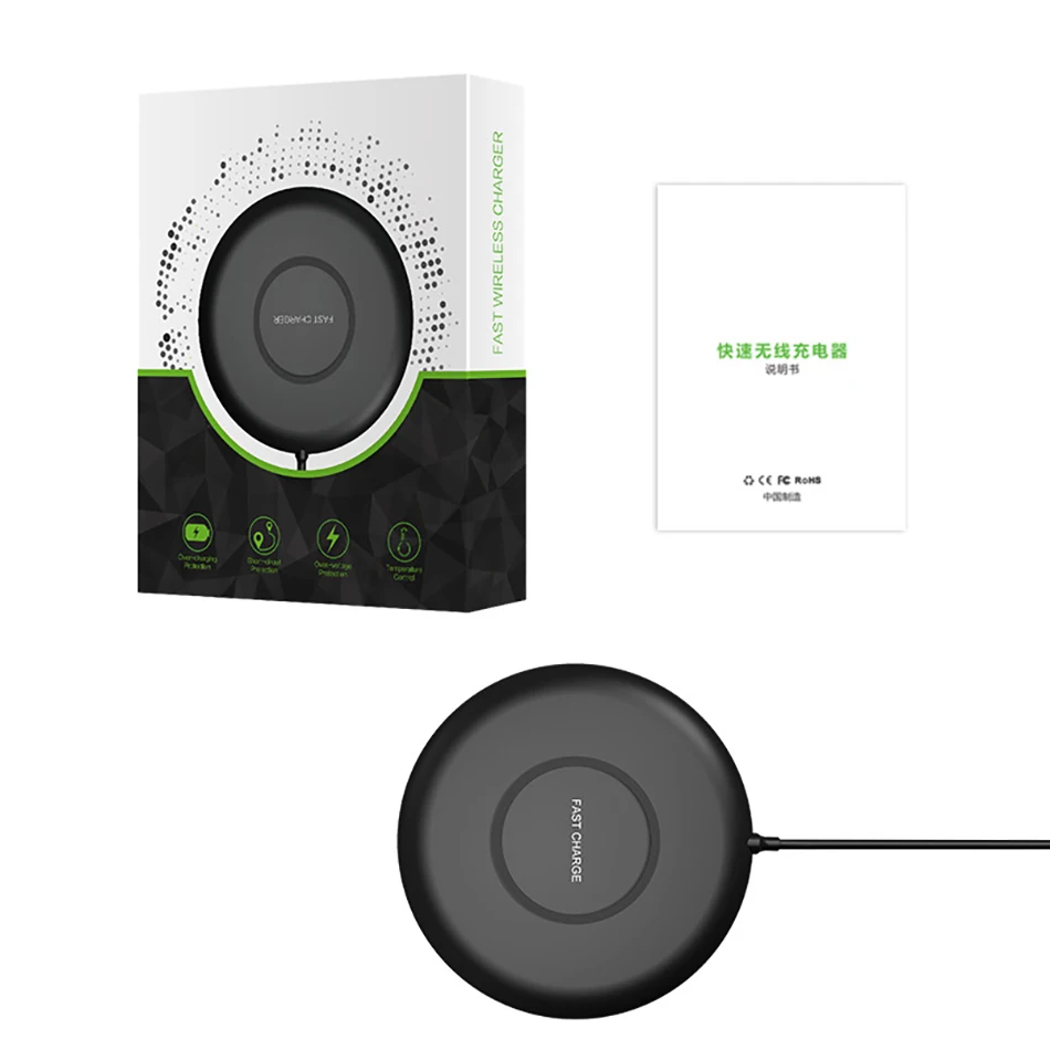 !ACCEZZ 7.5W Fast Qi Wireless Charger For iPhone X 8 8 Plus 10W Waterproof Quick Charging For Samsung Galaxy S8 S9 Plus S7 Edge (15)
