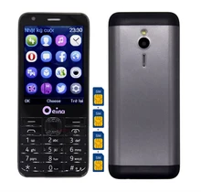 2017 Original m230 4 Quad Sim Card phone Mobile 2G GSM Senior old man Women cell phone 2.8″ Screen slim Gift Russian keyboard