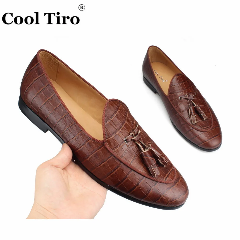 brown CROCODILE LOAFERS WITH TASSELS (7)