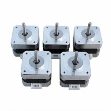 USA EU AU STOCK 5PCS NEMA 17 Stepper Motors Kit 12V for CNC Reprap 3D Printer 36.8oz.in 0.4A