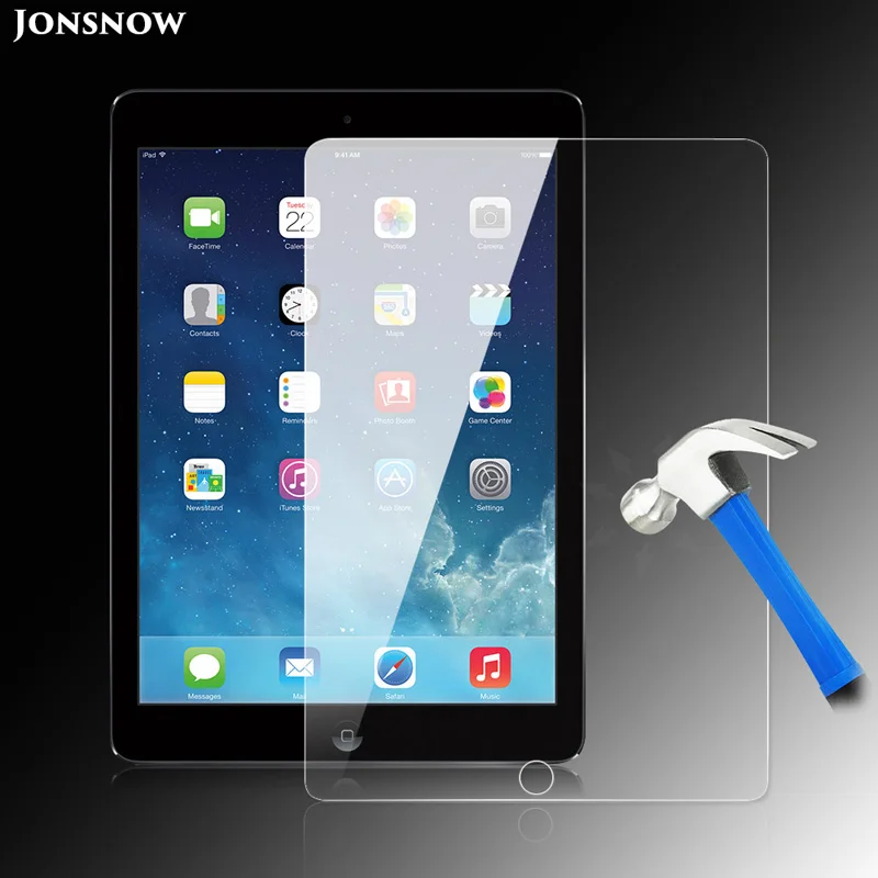 9H Tempered Glass for iPad 5 A1822/ 6 /iPad Air for iPad Air 2 / 9.7
