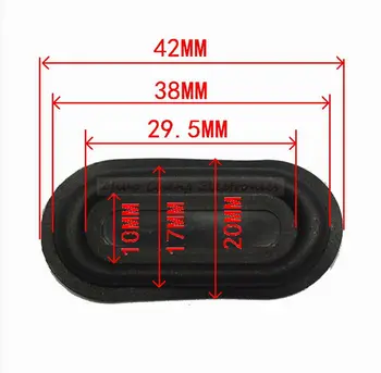

20 pcs/lots Black 4220 42x20 mm Speaker Passive Radiator Auxiliary Bass Rubber Vibration