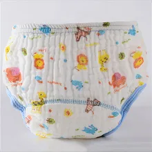 Тканевые подгузники для маленьких девочек подгузники многоразовые новорожденного одежда стирающиеся памперсы для мальчиков Детские тренировочные Штаны 3 шт./лот HDB-NK002-3P