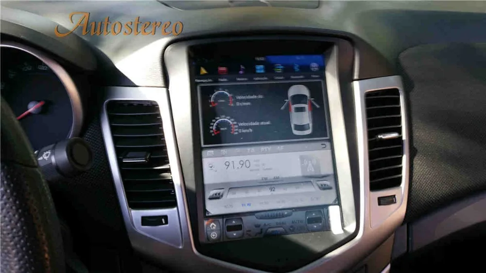 Чистый Android7.0 Тесла стиль автомобиля gps навигация для CHEVROLET CRUZE 2009-2013 авто navi Стерео головное устройство мультимедиа без DVD плеера