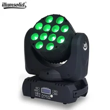 Светодиодный светильник для мытья дежурное освещение DMX перемещение головы светодиодный луч 12X12 Вт профессиональный сценический свет DJ