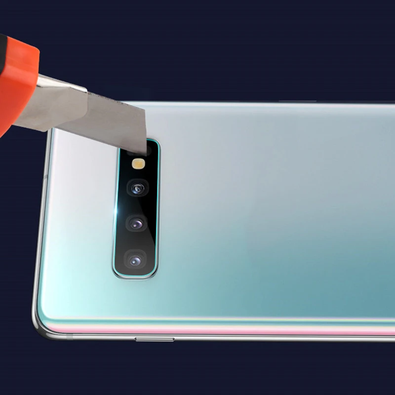 Закаленное стекло для объектива камеры samsung Galaxy S10 S10e + Защитная пленка Plus 50