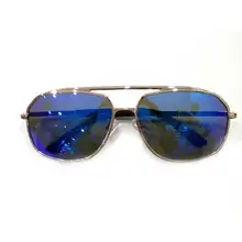 HONG QING TING Luxusmarke Design Aviator Sonnenbrille Polarisierte Spiegel Sonnenbrille für Männer oculos de sol UV400 mit Original box