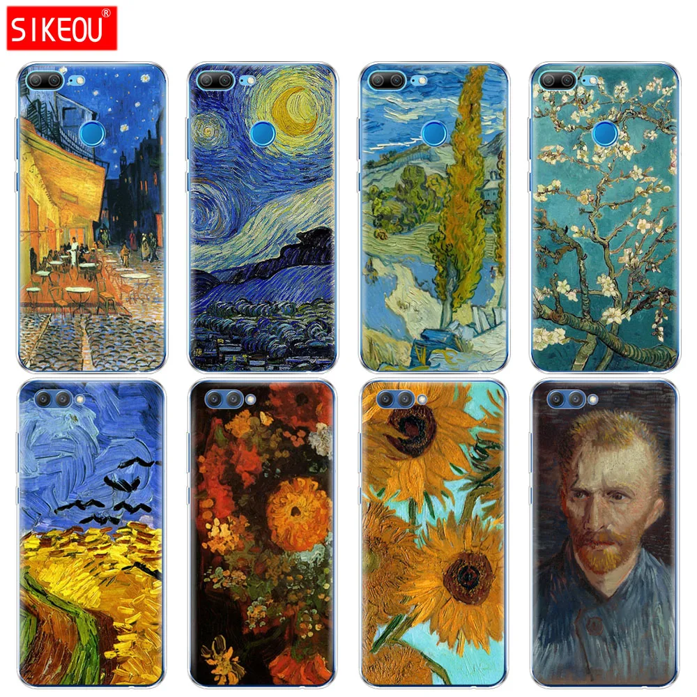 

Silicone Cover phone Case for Huawei Honor 10 V10 3c 4C 5c 5x 4A 6A 6C pro 6X 7X 6 7 8 9 LITE Renaissance Van Gogh oil painting