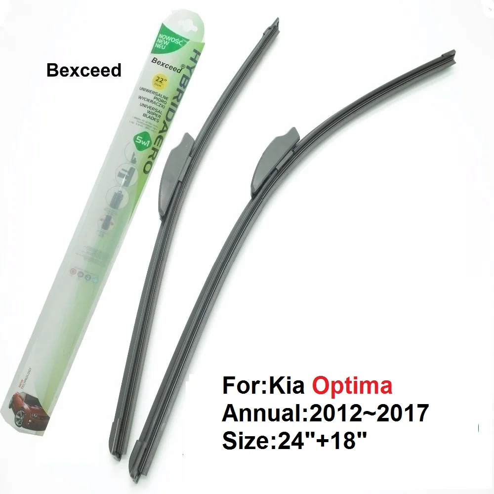 Wiper Blade for Kia Optima Bexceed of Car Windshield Windscreen 24"+18