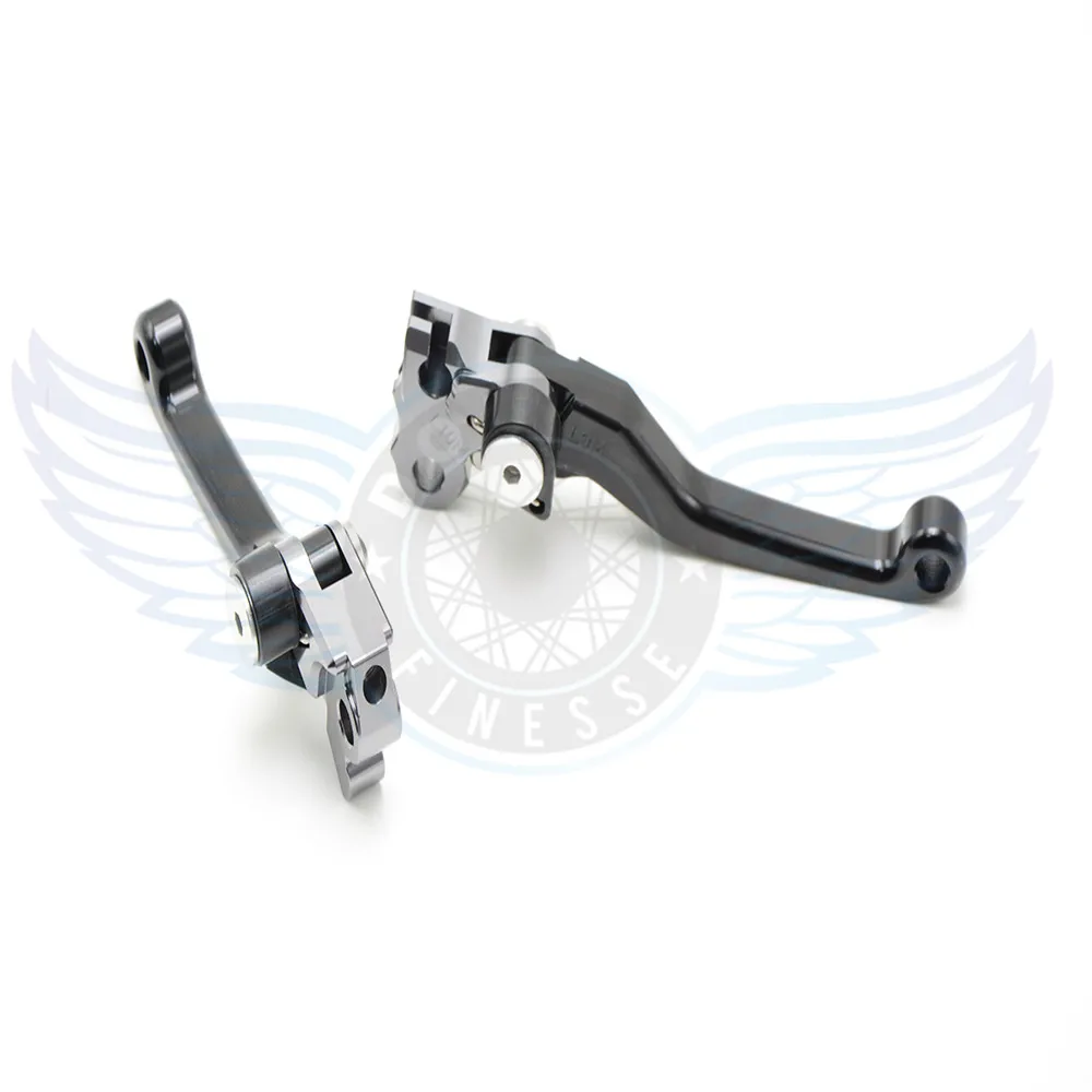 

New Style Motorcycle Accessories One Pair Top Quality CNC Pivot Brake Clutch Levers Black Color For Honda CRF450R 2004 2005 2006