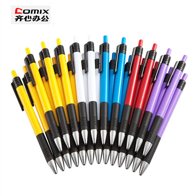 24 pcs blue ink color Retractable ballpoint pen 0.7 mm roller ball
