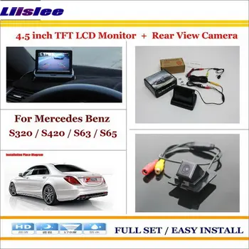 

Auto Camera For Mercedes Benz S320 S420 S63 S65 Car Rear Camera 4.3" LCD Screen Monitor Back Up Parking System