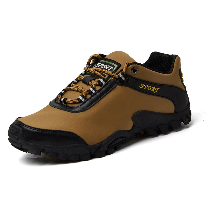 

Outdoor Sport Men Hiking Shoes Waterproof Mens Walking Boots Spring/Autumn Trail Hiking Shoes Men Large Size Travel Shoes