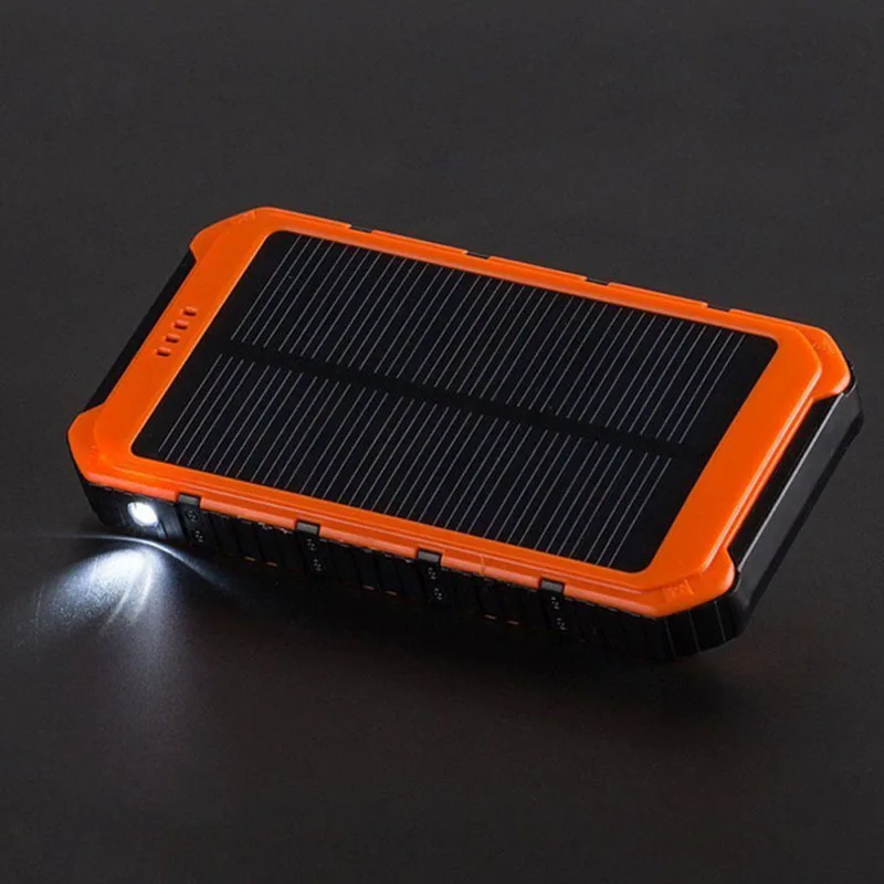 10000 мАч портативное солнечное зарядное устройство наружная Солнечная Батарея Внешняя батарея запасное зарядное устройство для телефона зарядное устройство светодиодный аккумулятор