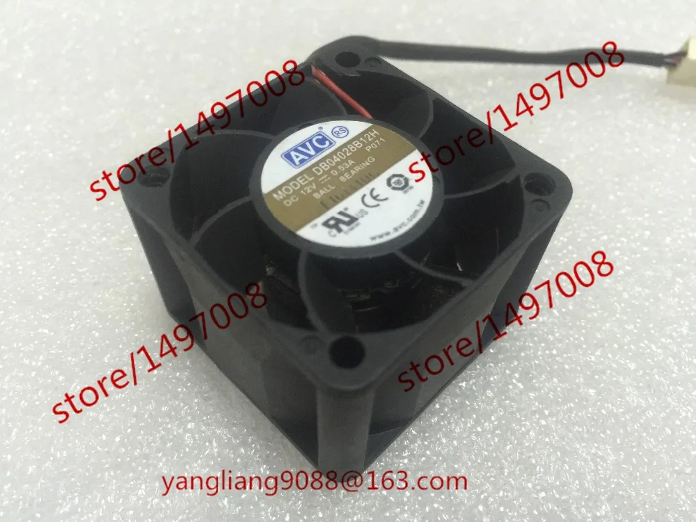 AVC DB04028B12H P071 DC 12V 0.53A 40x40x28mm Server Cooling Fan | Компьютеры и офис