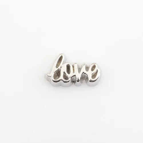 

Silver love, Floating charms,Fit floating charm lockets, FC0282