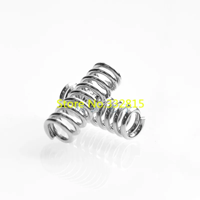 

10pcs/lot 3D printer accessory feeder spring for Ultimaker Makerbot Wade extruder nickel plating 1.2mm 20 mm top quality
