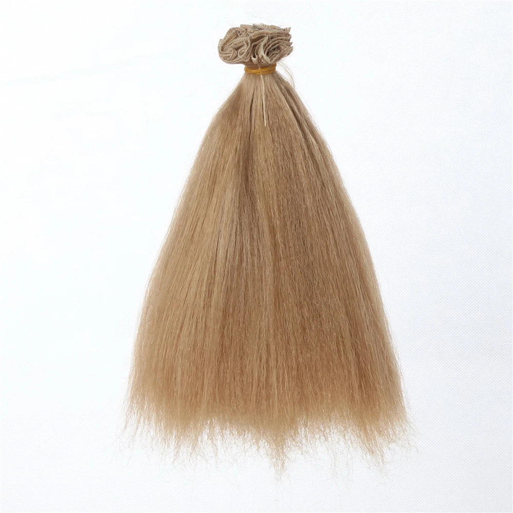 New Fashion 15100cm DIY Mini Tresses Doll Wig High Temperature Material Curly Hair Perm Wig For BJD Doll Accessories (10)