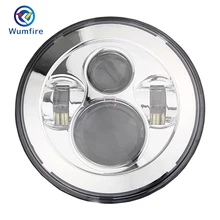 7 polegada H4 para H13 Adaptador Motocicleta LEVOU Oi/Baixo Feixe Faróis de Montagem Para Harley Davidson Touring