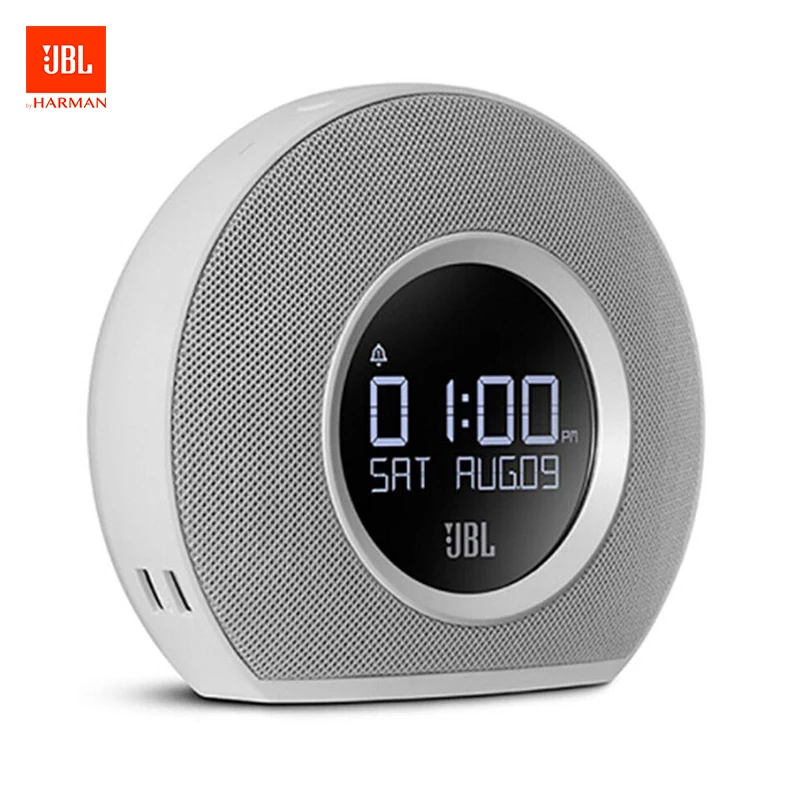 

JBL Horizon Bluetooth Wireless Speaker Alarm Clock Radio With USB Charging LED Ambient Light Amazing Stereo Sound Speaker White