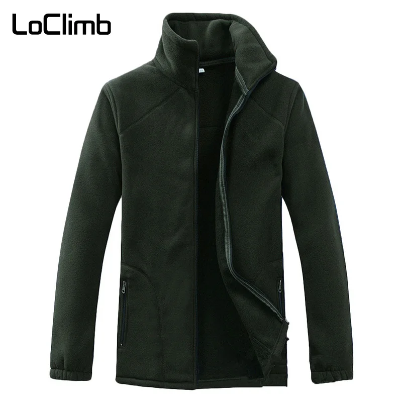 Najtaniej LoClimb męska zimowa kempingowa turystyczna kurtka mężczyźni Outdoor Sports płaszcze męskie wspinaczka Trekking wędkarstwo narciarskie kurtki z polaru AM210