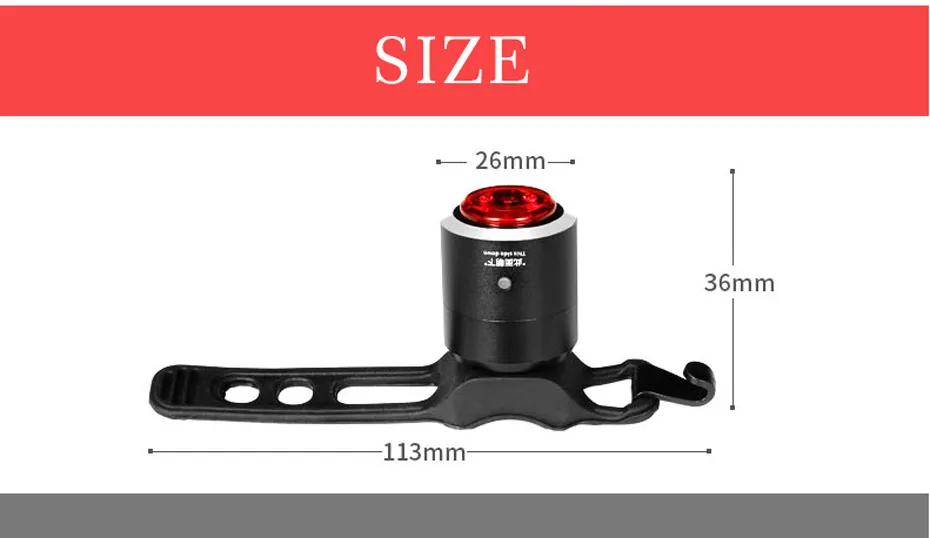 Perfect ROCKBROS Bike Light LED Bicycle Backlight USB Rechargeable Bike Rear Light Smart Auto Cycling Taillight MTB Warning Safety Lamp 4 Perfect ROCKBROS Bike Light LED Bicycle Backlight USB Rechargeable Bike Rear Light Smart Auto Cycling Taillight MTB Warning Safety Lamp 4