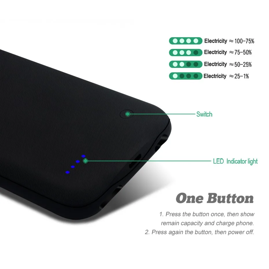 KHP Ultra Slim Battery Charger Case For iPhone 6 7 8 6s Plus Battery Case Power Bank Charging Cases Charger External Back Pack (4)