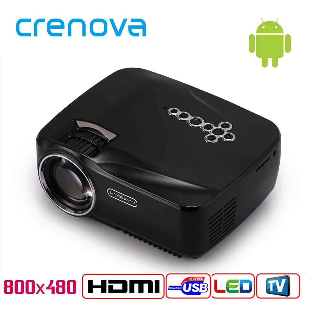 Prix pour Crenova GP70UP 3D Android 4.4 Projecteur 1200 Lumens Soutien 1920x1080 P Analogique TV LED Projecteur Wifi Projecteur pour Home Cinéma Prix pour Crenova GP70UP 3D Android 4.4 Projecteur 1200 Lumens Soutien 1920x1080 P Analogique TV LED Projecteur Wifi Projecteur pour Home Cinéma