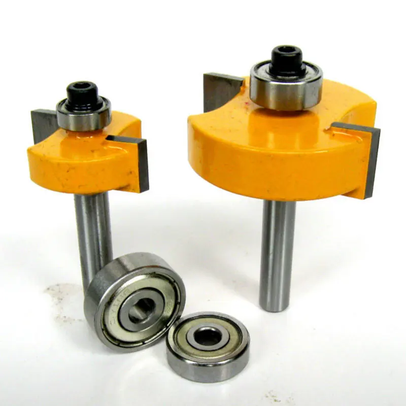 2 шт. фрезы для деревообработки с хвостовиком 1/4 дюйма 1/2 дюйма|slot router bit|woodworking