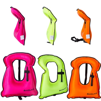 

Adult And child Inflatable Swim Life Jacket Floating Swimming Drifting Surfing Life Vest Water Sports Life Saving Lifejacket