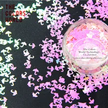 TCI18 перламутровые детали розового цвета зонтик блески различной формы 5,0 мм размер блеск для ногтей Гель-лак художественный макияж