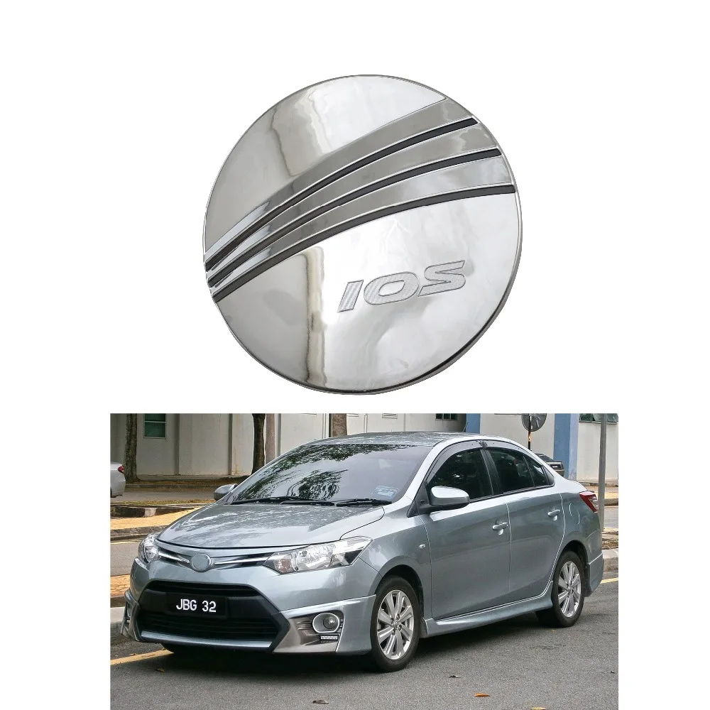 Для крышки топливного бака автомобиля 1 шт ABS хромированный для Toyota XP150 Vios Yaris 2014 2015
