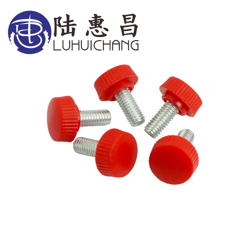 LUCHANG 20 шт. M6 16 # красный пластиковый затягивающий винт с накаткой | Обустройство