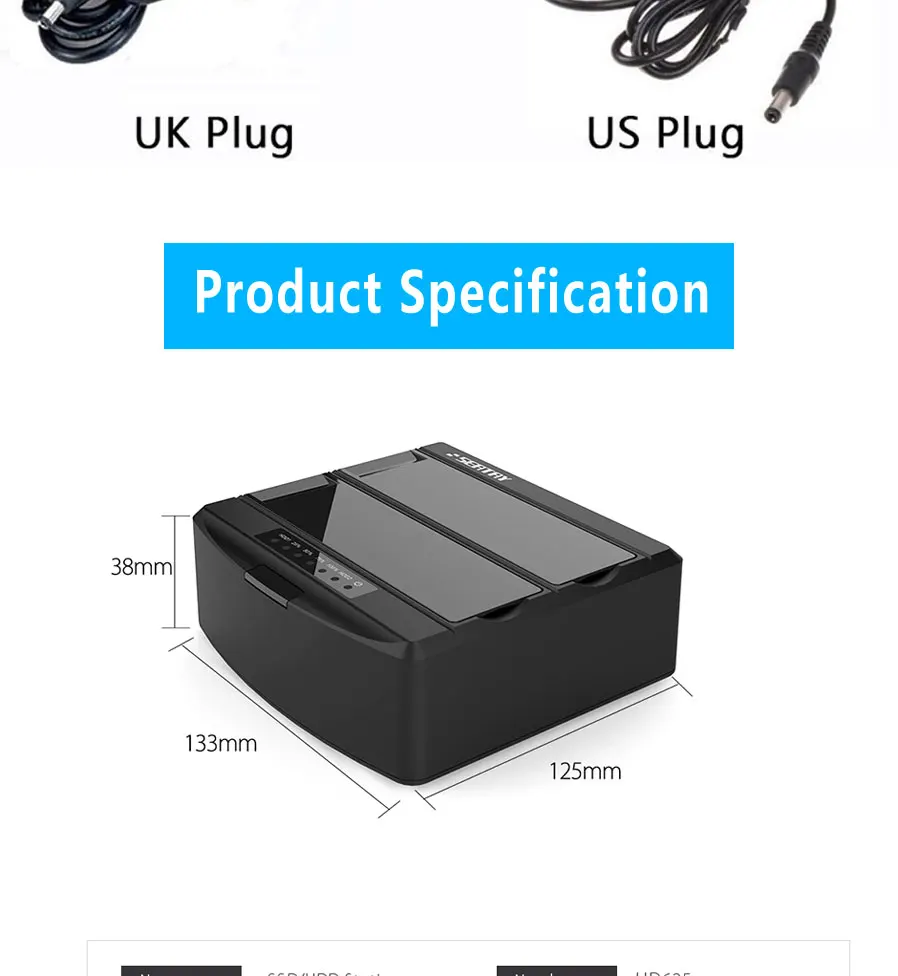 Sata II к USB3.0 dual bay 2," /3,5" SSD/HDD док-станция с жестким диском Поддержка функции офлайн клон для ноутбука Mac рабочего стола