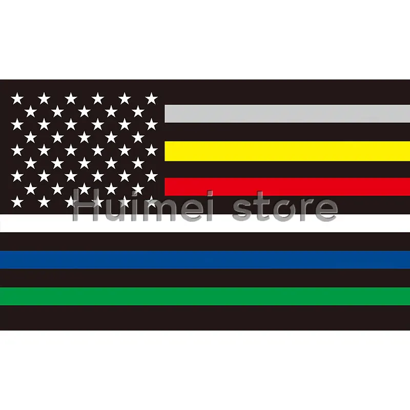 USA STRPE AND STAR Flag 3x5 FT 150X90CM COLOR STRIPE Banner 100D