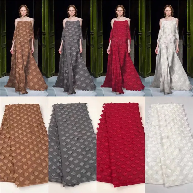 

2019 Latest French Laces Fabrics High Quality African Chiffon Laces Fabric For Wedding Nigerian Net Lace Material Free shipping