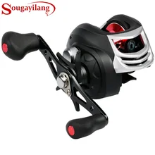Sougayilang для Пресноводной рыбной ловли Катушка 12+ 1BB катушка для заброса приманки колеса вправо/левой рукой приманка стержень, металлическая катушка для рыбалки на карпа, катушка рыболовные снасти