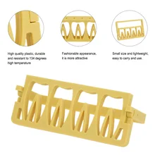 Dental Holder Disinfection Rack Measuring Instrument Holder Dentist Tools Dental Endo Root Canal File Holder 8 Holes Plastic