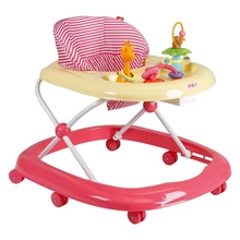 High Quality Multifunctional Baby Walker Anti- Rollover Large Chassi Baby Walk Learning Car Music Stroller Foldable Walker C01