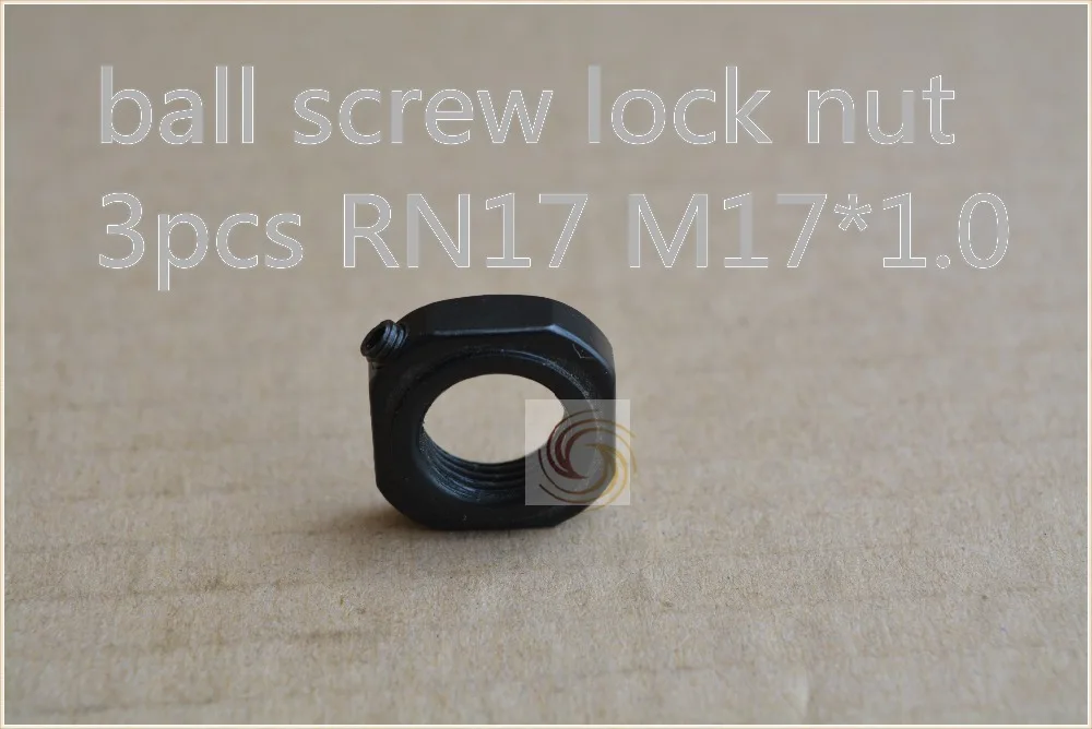 3pcs ball screw lock nut RN17 M17 x 1.0 mmnut retainersnuts hondanut