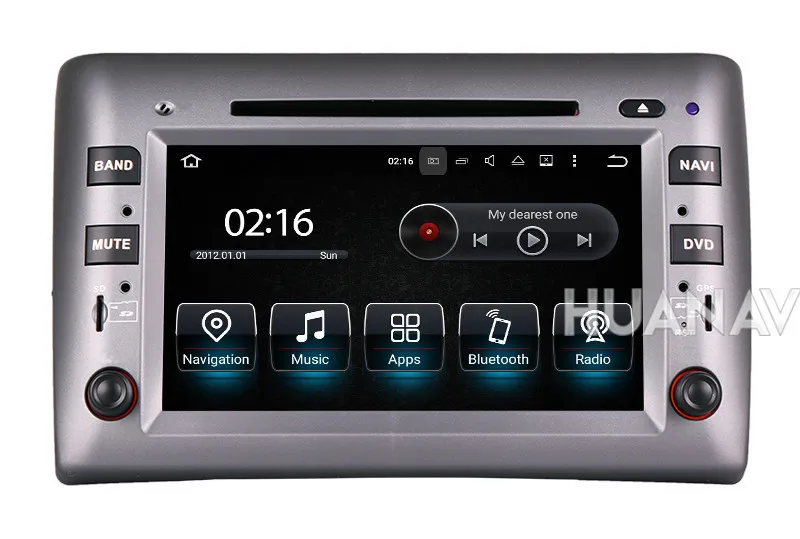 Top Car DVD player GPS navigation radio Stereo For Fiat Stilo 2002-2010 2 din auto multimidia head unit Android 8.0 4GB+32GB 8
