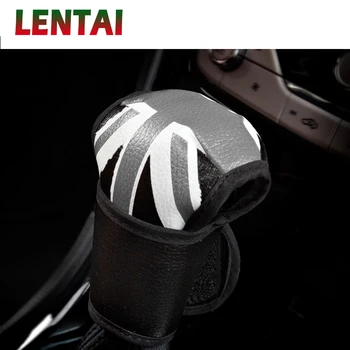 

LENTAI For Jeep renegade wrangler grand cherokee Suzuki swift grand vitara Infiniti 1Pc Car Gear Shift Collars Cover Leather